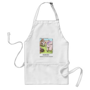 SkinHides Cow Outcasts Funny Tees Mugs Etc Standard Apron