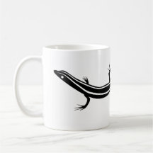 Skink lizard mug