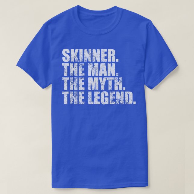 SkinnerSkinner Family name Skinner last Name Skinn T-Shirt (Design Front)