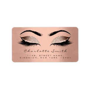 Skinny Blush Makeup Lashes Silk Return Adress RSVP Label