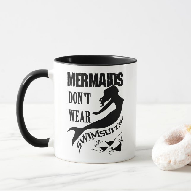 Skinny Dipper's Mermaid Mug (With Donut)