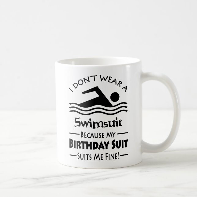 Skinny Dipping Coffee Mug (Right)