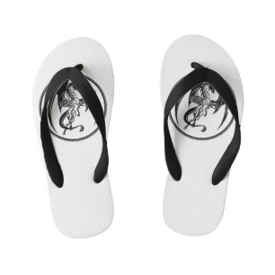 Skinny dragons... kid's flip flops