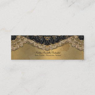 Skinny Elegant Segonzac Victorian 3.5" x 2" Mini Business Card
