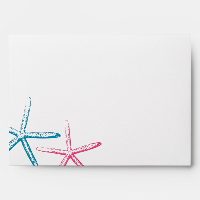 Skinny Finger Starfish Envelopes (Front)