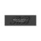 Skinny Grey Black White Monogram Business Card