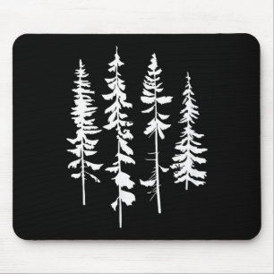 Skinny Ne Trees, Ne Tree Graphic Tee For Nature Lo Mouse Mat