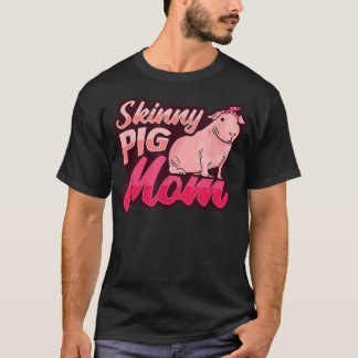 Skinny Pig Mum Bandanna Design for a Guinea Pig Lo T-Shirt