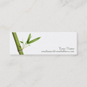 Skinny Profile Card - bamboo