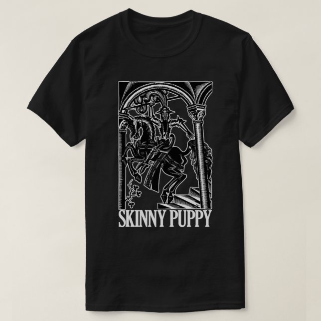 Skinny Puppy Retro Styled Original Fan Art2 T-Shirt (Design Front)