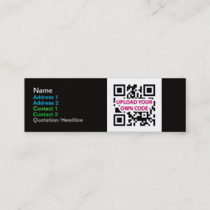 Skinny QR Code Business Cards