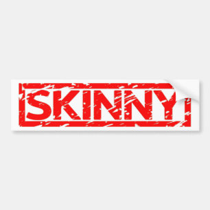 Skinny Stamp Bumper Sticker