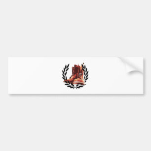 skins boots bumper sticker