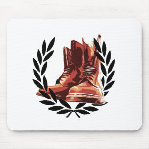 skins boots mouse mat