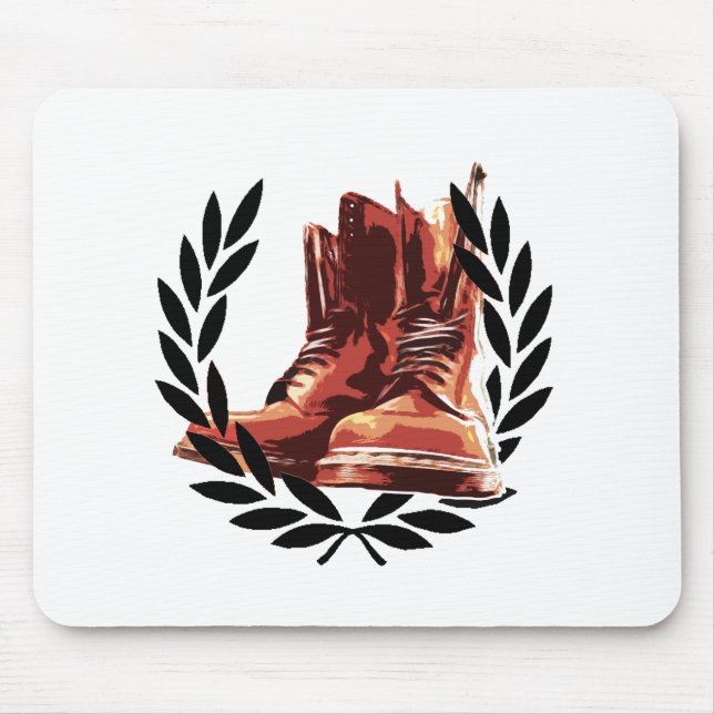 skins boots mouse mat (Front)
