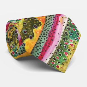 Skins of Three Beautiful Trout Tie