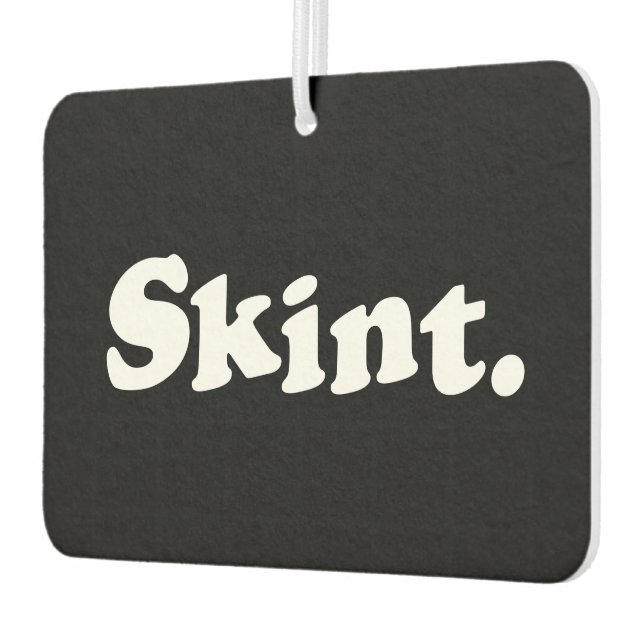 Skint. Car Air Freshener (Left)