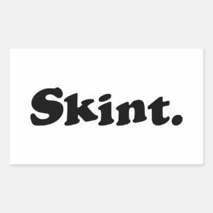 Skint. Rectangular Sticker