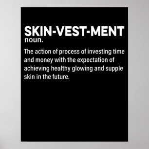 Skinvestment Skincare Lover Definition E Poster