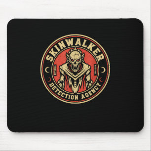 Skinwalker Detection Agency Funny Cryptid Skinwalk Mouse Mat