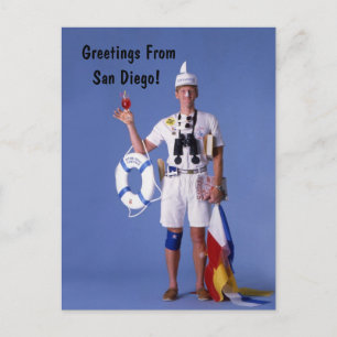 Skip Sayles™_Greetings From San Diego postcard
