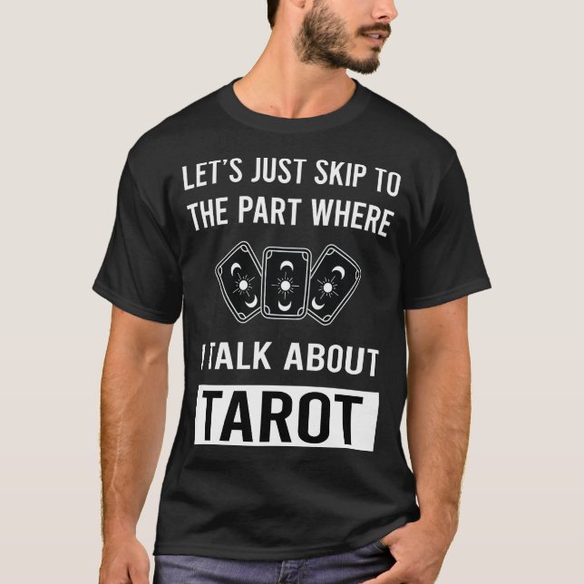 Skip Talk Tarot T-Shirt (Front)