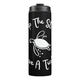 Skip The Straw Save A Turtle Cute Zero Waste Thermal Tumbler