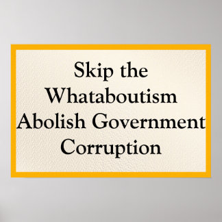 Skip Whataboutism Poster