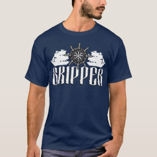 Skipper Sailor Captain Sailing Ship Crew T-Shirt