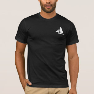 Skipper Sailor Name Mens Black T-Shirt