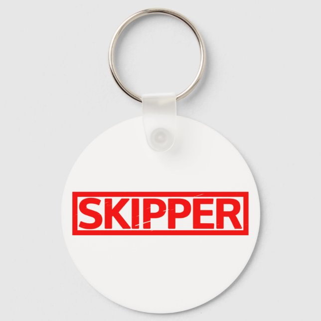 Skipper Stamp Key Ring (Front)