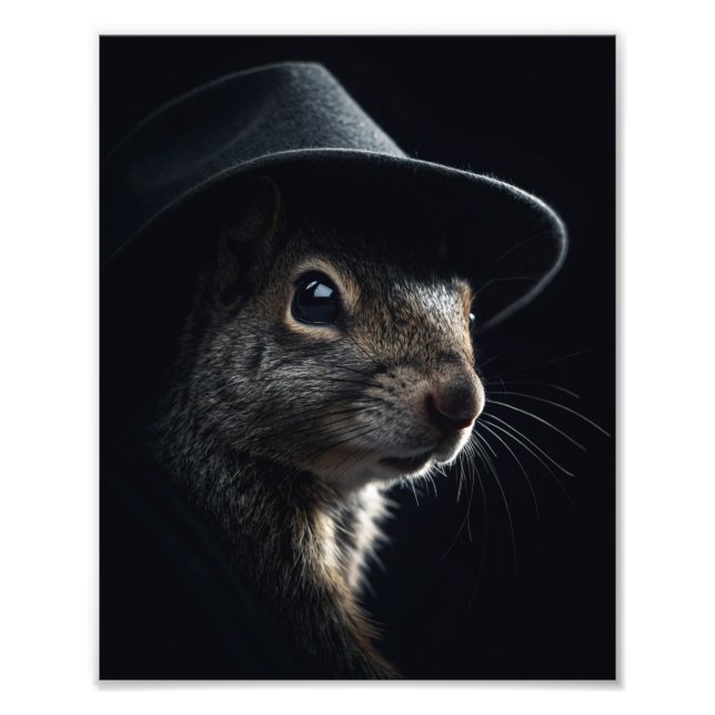 Skipper "The Sneak" Nuttington - squirrel -  Photo Print (Front)