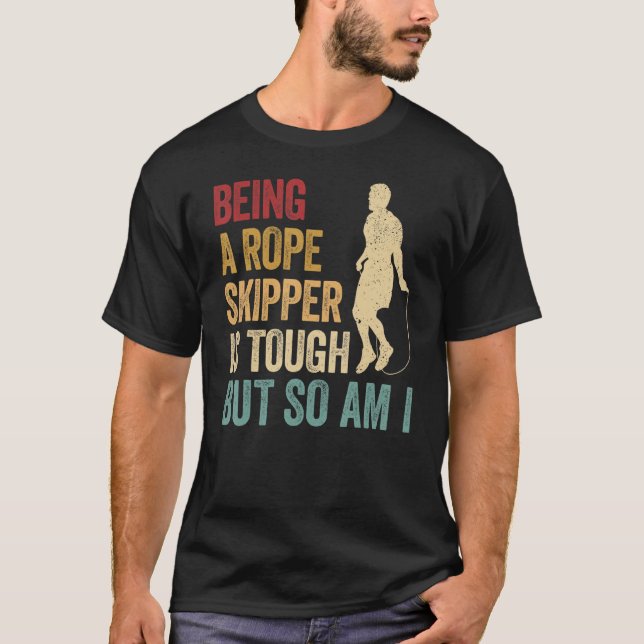   Skipping Rope Jumping Rope Jump Rope T-Shirt (Front)