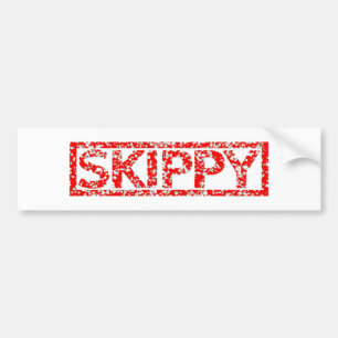 Skippy Stamp Bumper Sticker