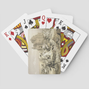 Skirmish of Persians and Kurds in Armenia, plate 1 Playing Cards