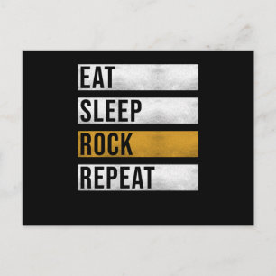 Skirt Saying Funny Rocker Postcard