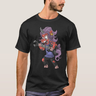 Skirt Unicorn Rocking Unicorn T-Shirt