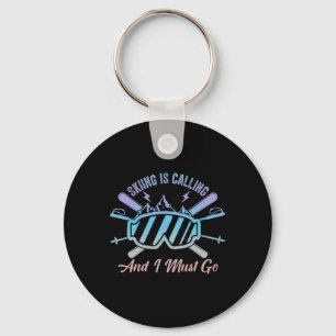 Skis, Alpine Skiing, _20 Key Ring