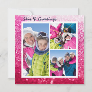 Skis & Greetings Christmas Chic Glitter 3 Photo