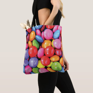 Skittles Pattern Tote Bag