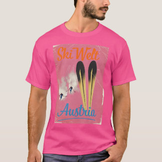 Skiwelt Austria Ski poster T-Shirt