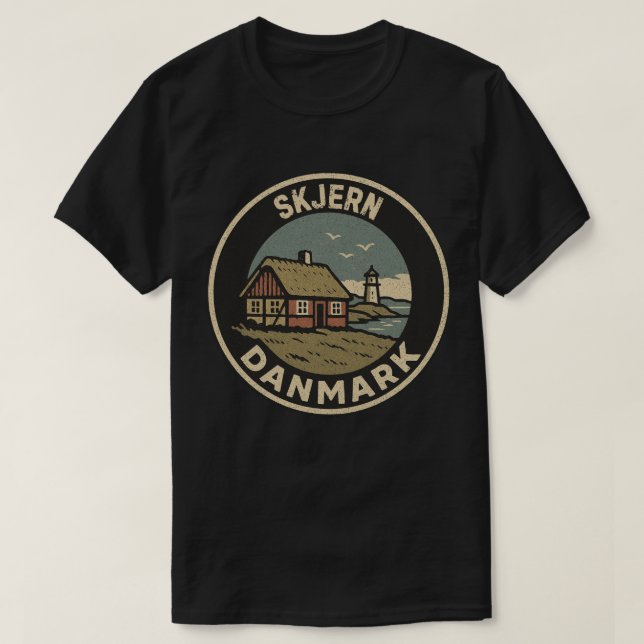 Skjern, Denmark Danmark  T-Shirt (Design Front)
