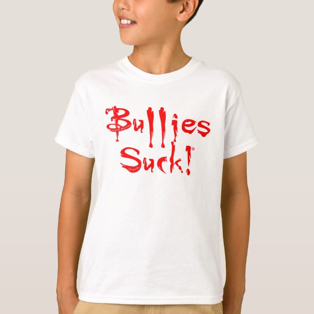 SKO "Bullies Suck!" Awareness Charity Ringer Shirt (Front)