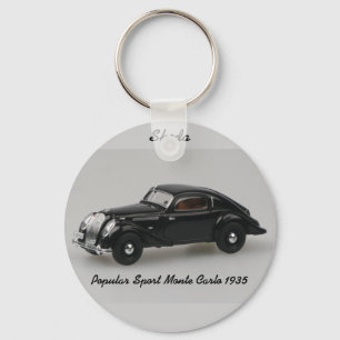 Skoda Popular Sport Monte Carlo 1935 Keychain