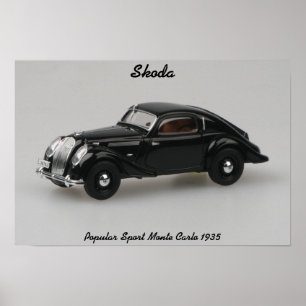Skoda Popular Sport Monte Carlo 1935 Print