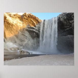 Skogafoss Iceland Poster
