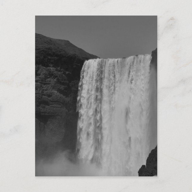 Skogafoss Waterfall Iceland Postcard (Front)