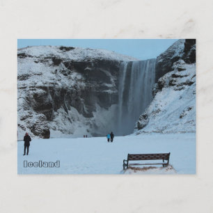 Skógafoss waterfall, Skógá River, South of Iceland Postcard