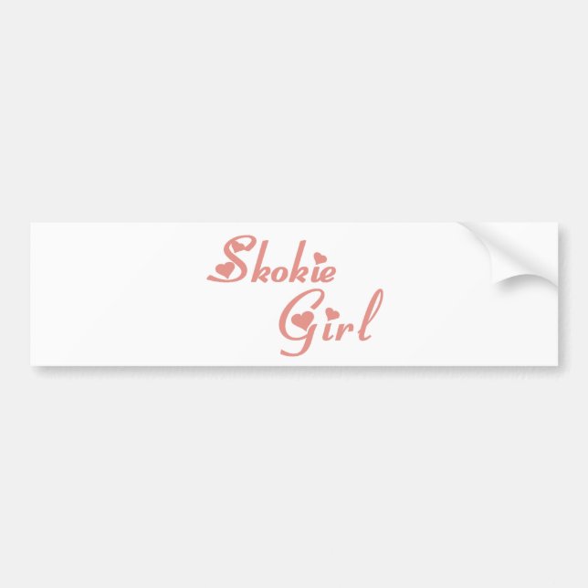 Skokie Girl tee shirts Bumper Sticker (Front)