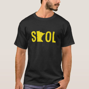 Skol Minnesota Distressed Viking Vintage Purple An T-Shirt